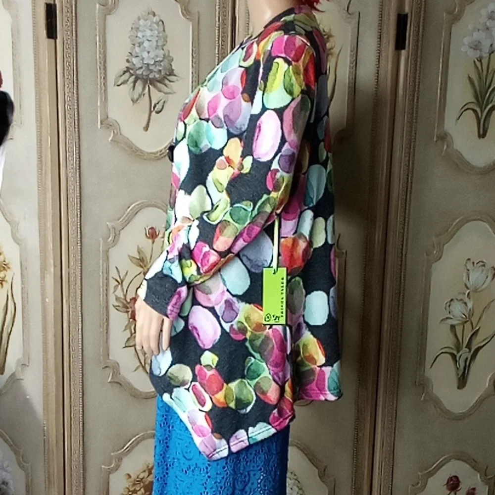 Trisha Tyler Wearable Art Sweater, ladies size M - Picture 4 of 10